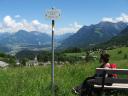 Panoramablick Bargel 1000m, oberhalb von Gurtis